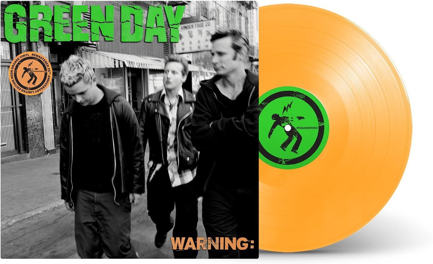 Green Day - Warning: (Ltd. 25th Anniversary Ed. Neon Orange vinyl remastered reissue) - Vinyl - New