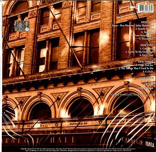 Vaughan, Stevie Ray - Live At Carnegie Hall (2015 180g 2LP reissue) - Vinyl - New