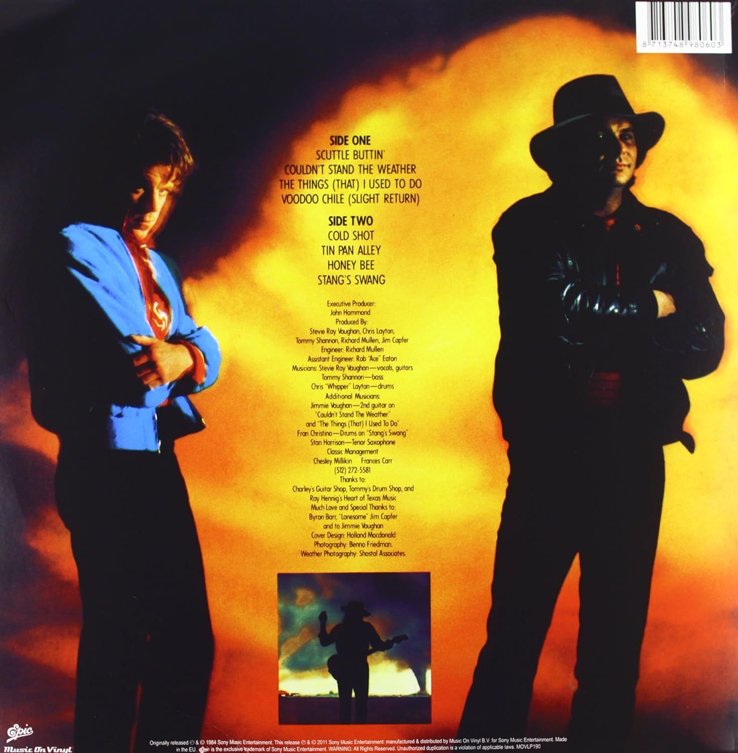 Vaughan, Stevie Ray - Couldn't Stand The Weather (2011 180g 2LP Expanded Ed. reissue with 11 bonus tracks) - Vinyl - New