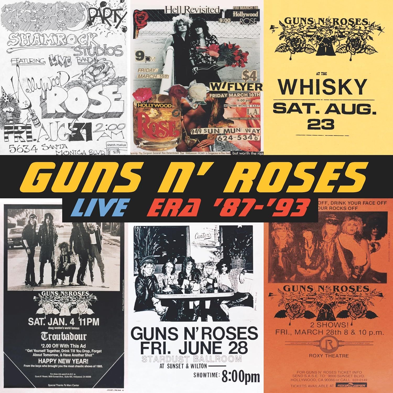 Guns N' Roses - Live Era '87-'93 (2025 180g 4LP Box Set remastered reissue) - Vinyl - New