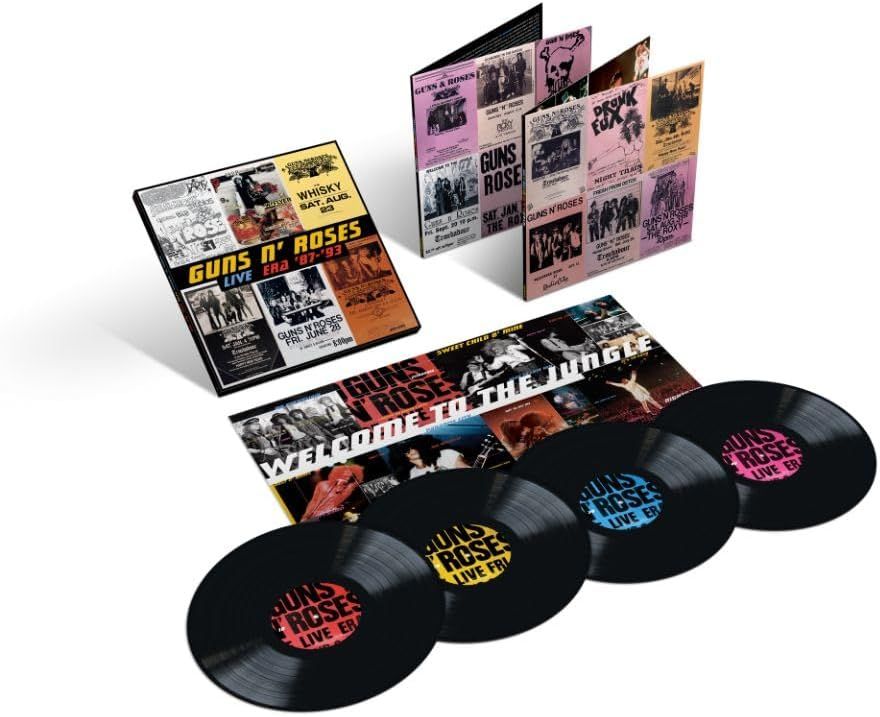 Guns N' Roses - Live Era '87-'93 (2025 180g 4LP Box Set remastered reissue) - Vinyl - New