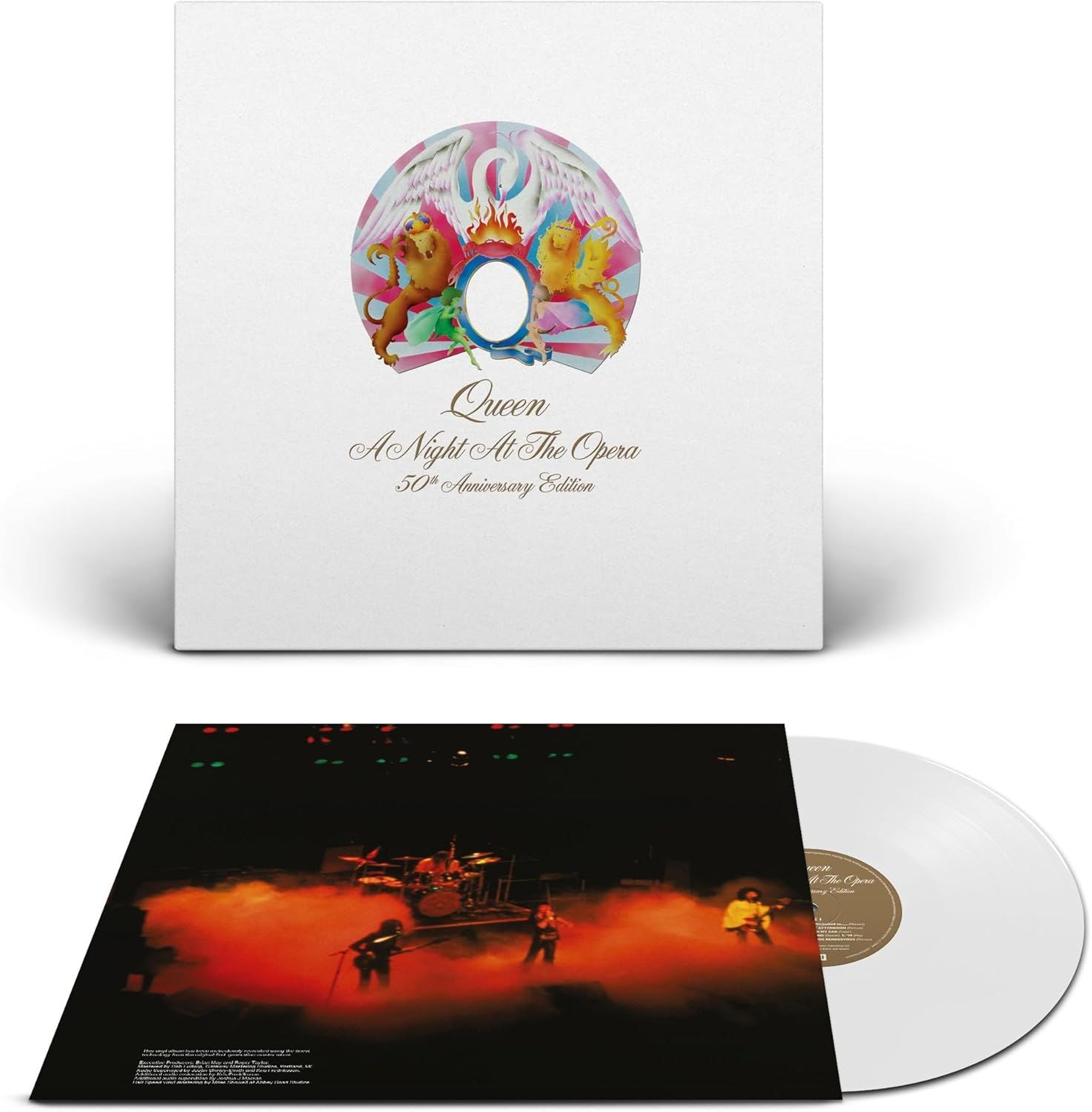 Queen - Night At The Opera, A: 50th Anniversary Edition (2025 180g Crystal Clear vinyl gatefold reissue) - Vinyl - New