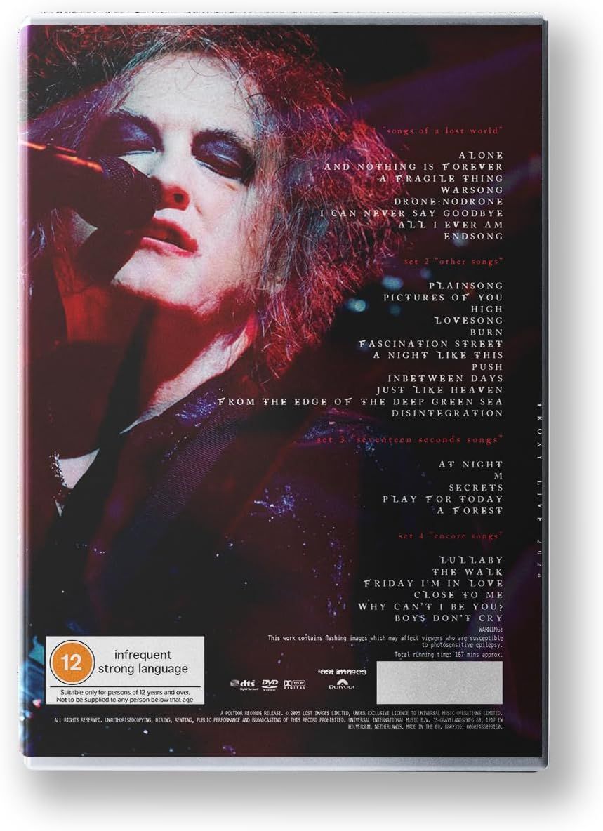Cure - Show Of A Lost World, The: Troxy Live 2024 (R0) - DVD - Music