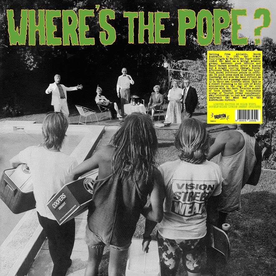 Where's The Pope? - Sunday Afternoon BBQ's (Ltd. Ed. 2023 Green vinyl reissue) - Vinyl - New