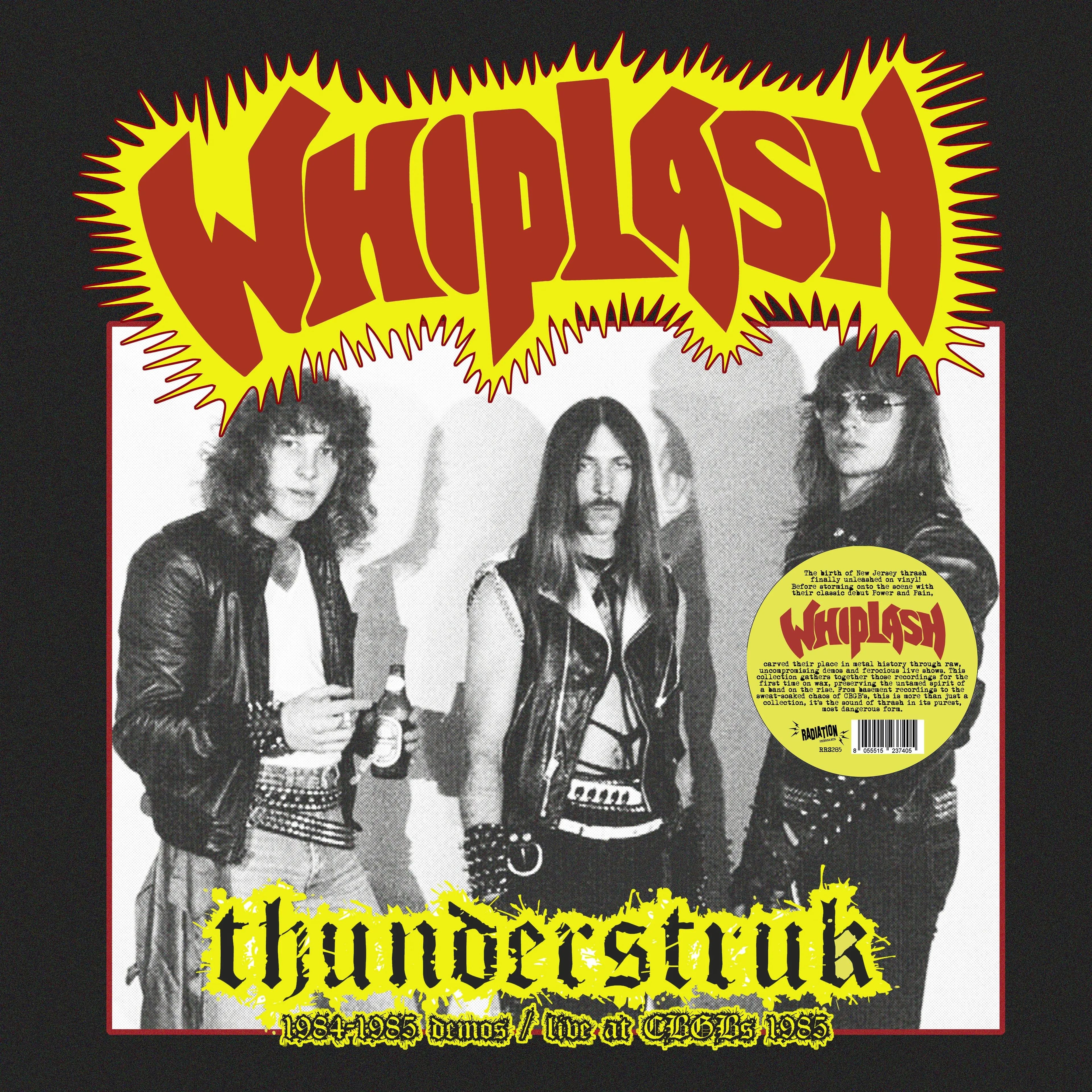 Whiplash - Thunderstruck (1984-1985 Demos/Live At CBGBs 1985) - Vinyl - New