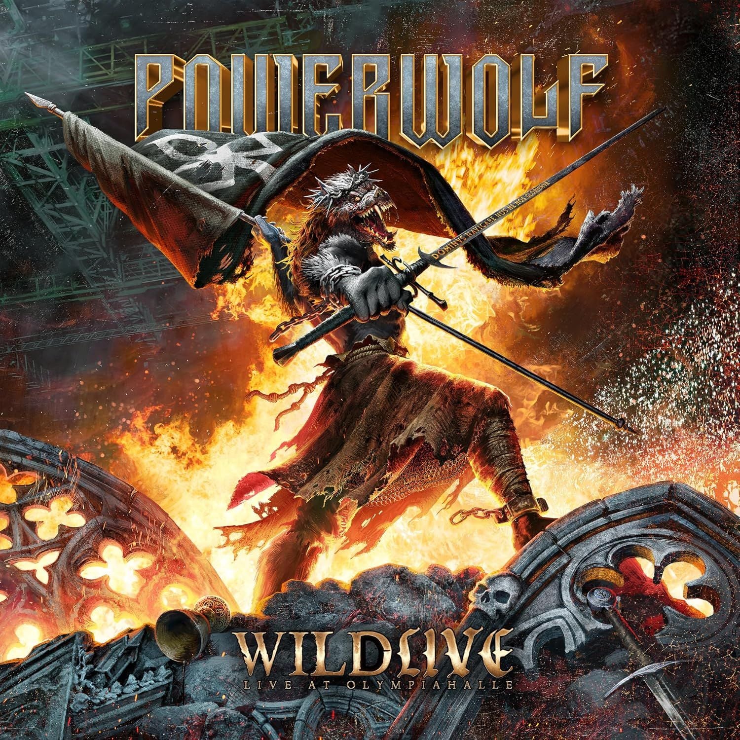 Powerwolf - Wildlive: Live At Olympiahalle (DVD/Blu-Ray/2CD) (R0/RA/B/C) - DVD - Music