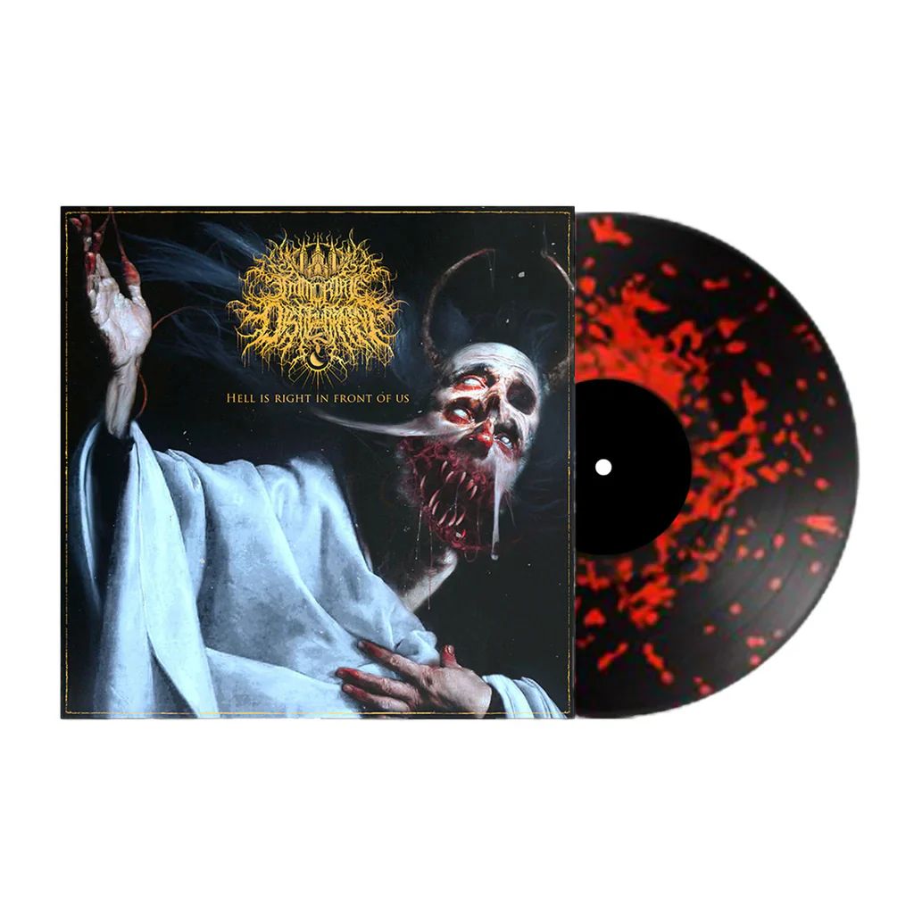 Immortal Disfigurement - Hell Is Right In Front Of Us (Black with Red Splatter vinyl) - Vinyl - New