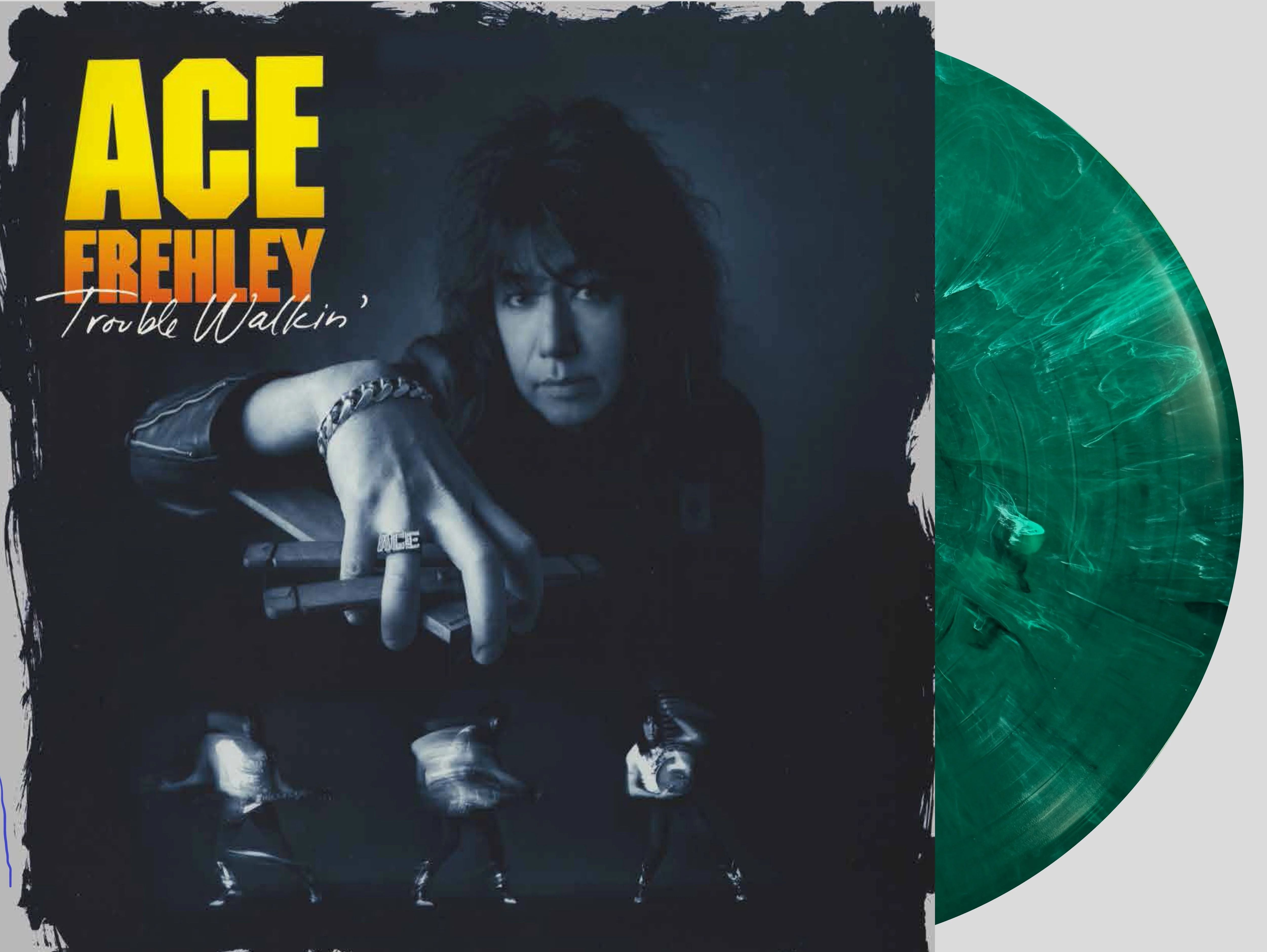 Frehley, Ace - Trouble Walkin' (Ltd. Ed. 2026 Emerald Swirl vinyl gatefold reissue) - Vinyl - New