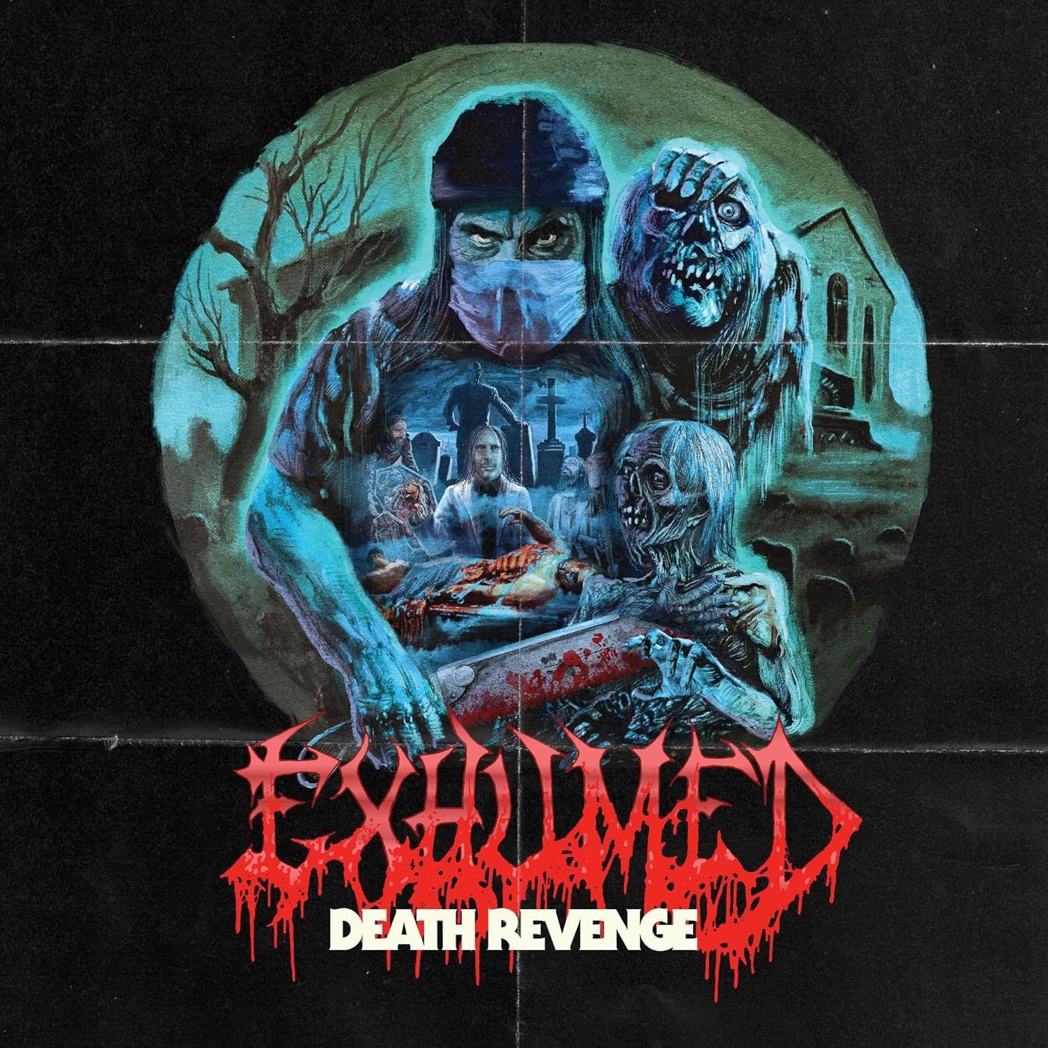 Exhumed - Death Revenge (2023 Custom Quad with Splatter vinyl reissue) - Vinyl - New