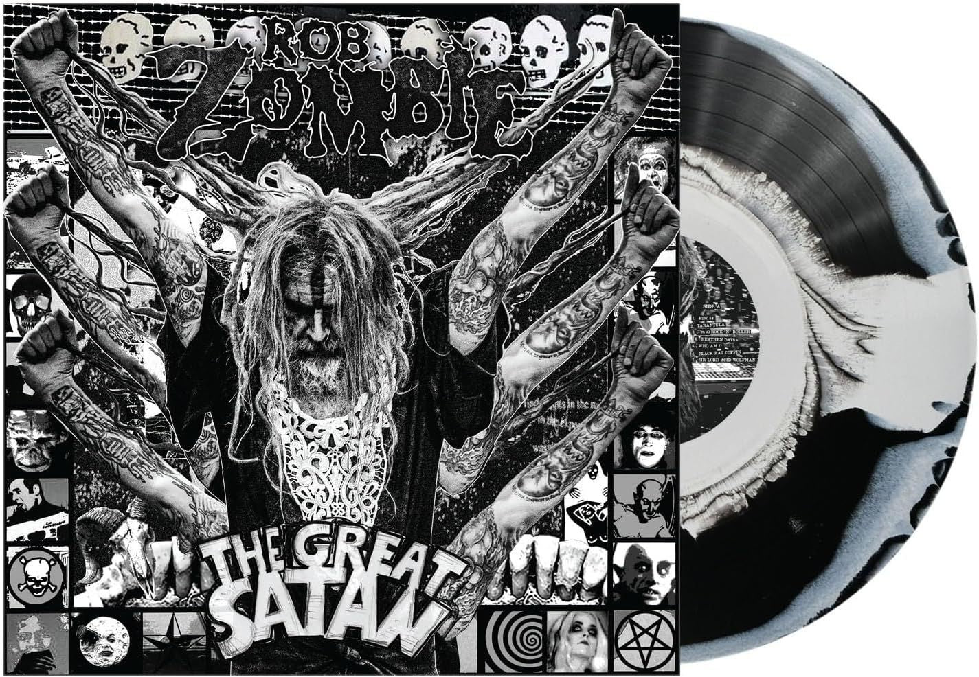Zombie, Rob - Great Satan, The (Ltd. Ed. Indie Exclusive Black & White Swirl vinyl gatefold - 5200 copies) - Vinyl - New