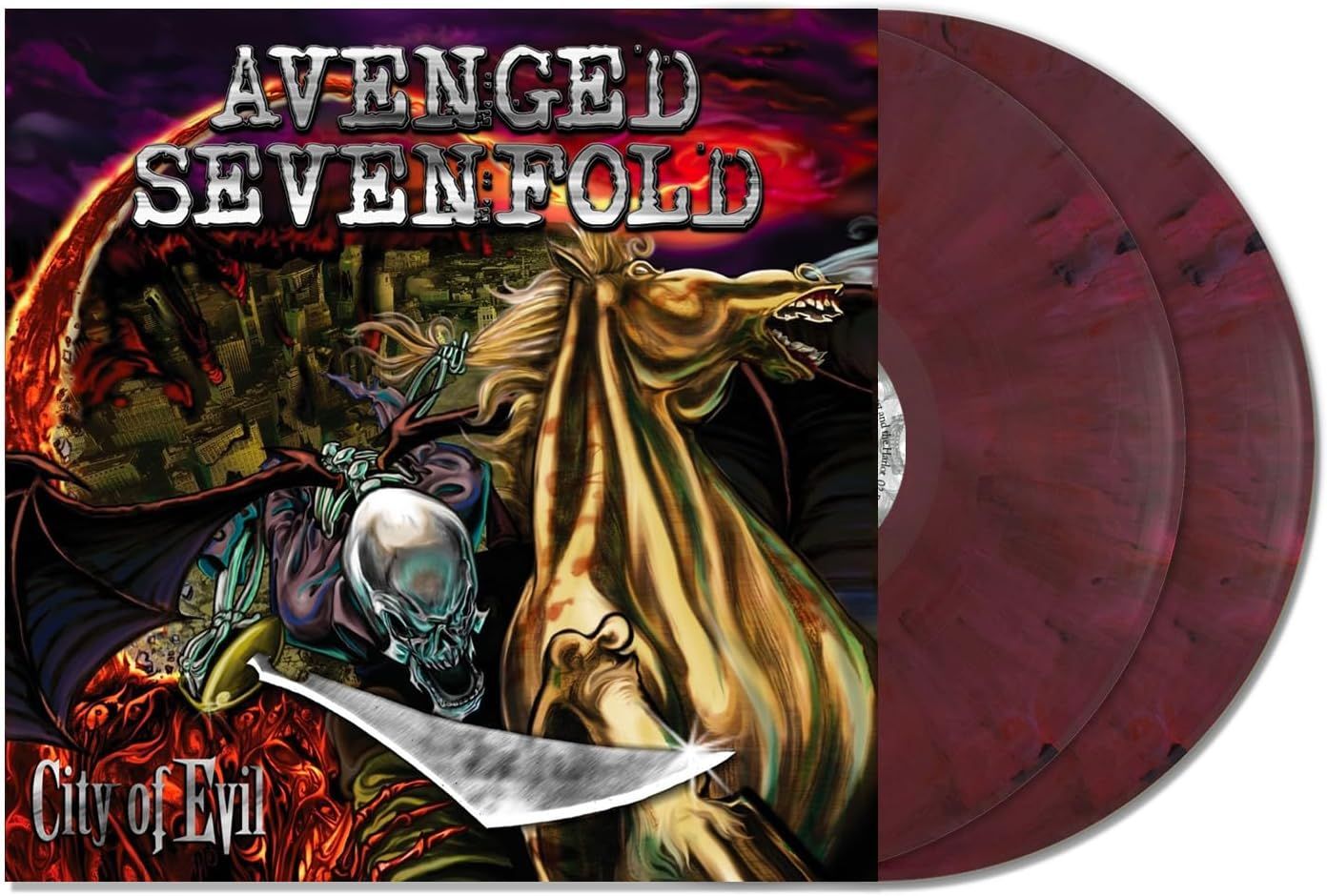 Avenged Sevenfold - City Of Evil (20th Anniversary 2025 2LP Red Velvet vinyl gatefold reissue) - Vinyl - New