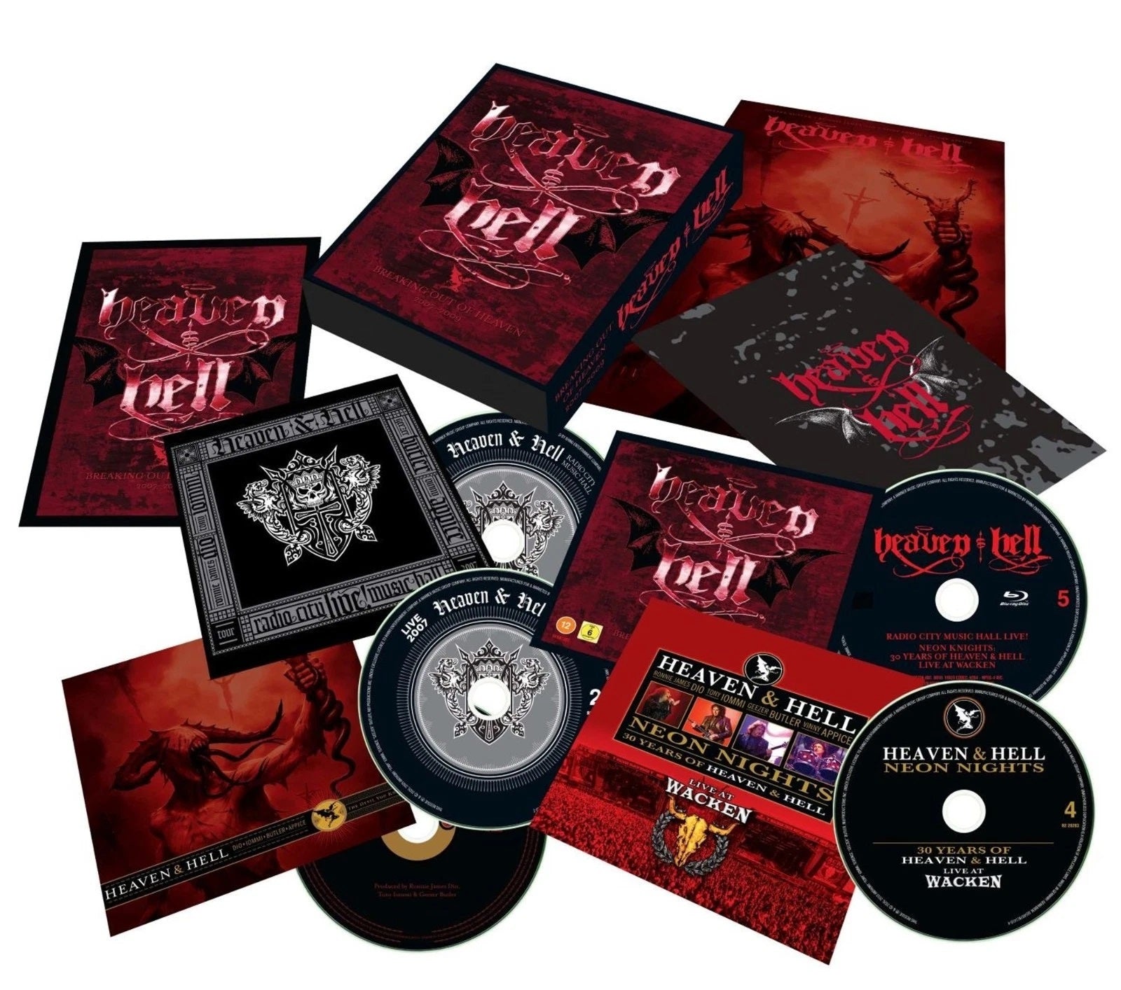 Black Sabbath (Heaven And Hell) - Breaking Out Of Heaven (2007-2009) (Deluxe Ed. 4CD/Blu-Ray Box Set) - CD - New - PRE-ORDER
