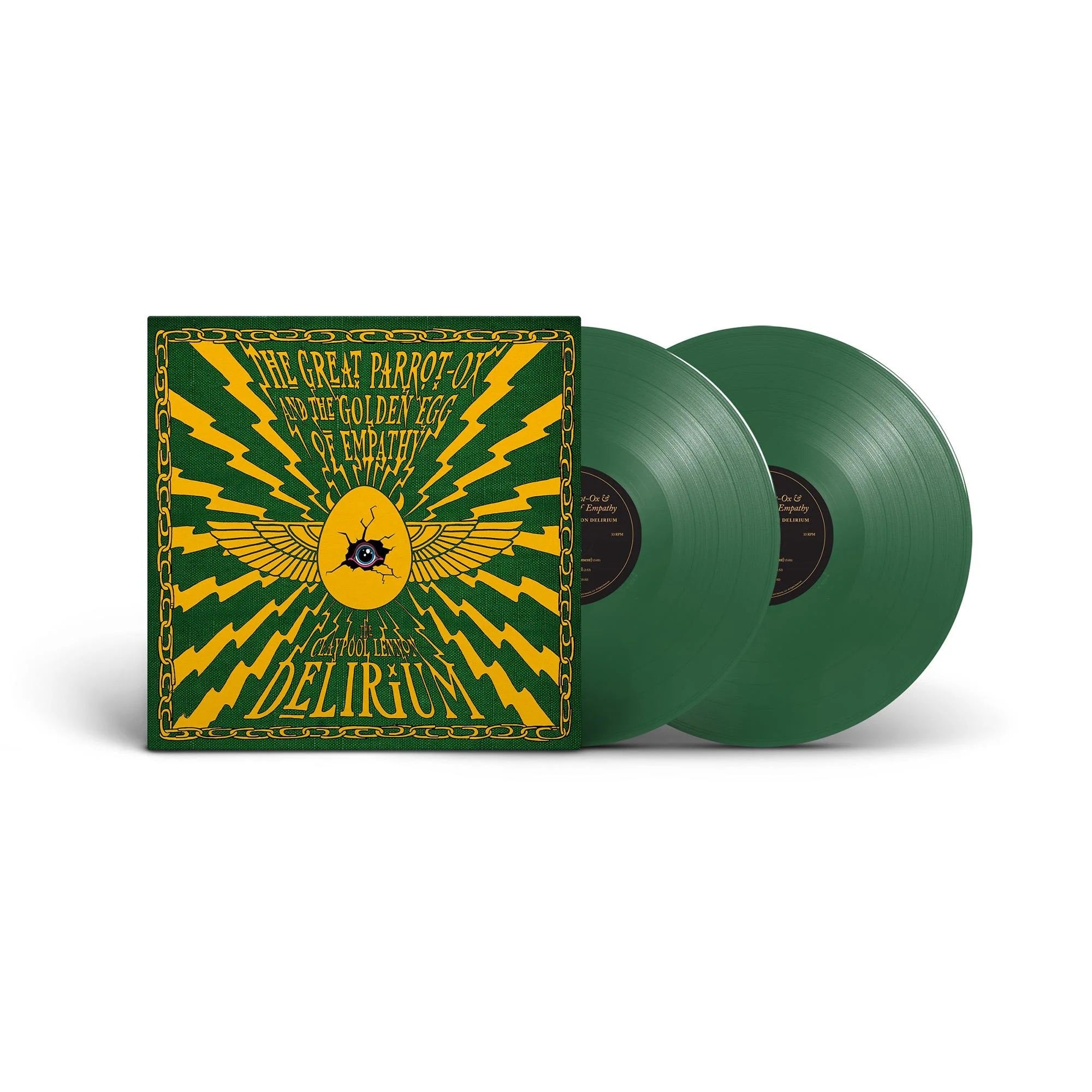 Claypool Lennon Delirium - Great Parrot-Ox And The Golden Egg Of Empathy, The (2LP Green vinyl) - Vinyl - New - PRE-ORDER