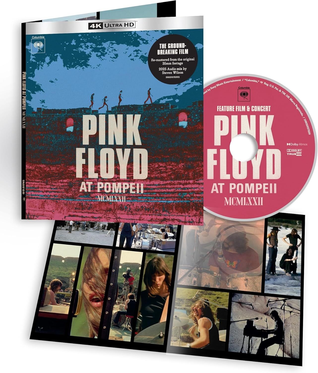 Pink Floyd - Pink Floyd At Pompeii MCMLXXII (2026 4K UHD Steven Wilson Mix) (RA/B/C) - Blu-Ray - Music