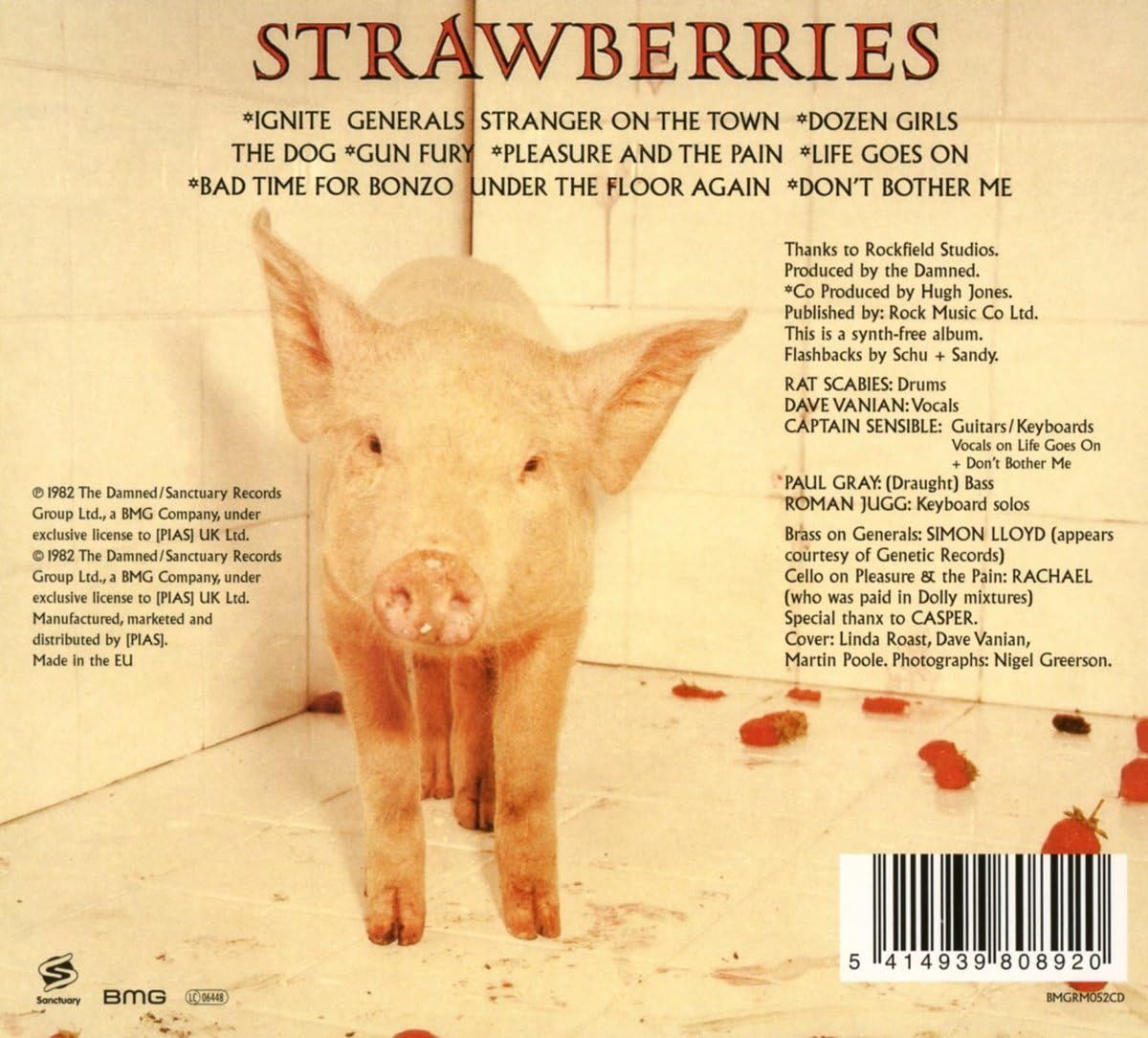Damned - Strawberries (2026 digipak reissue) - CD - New