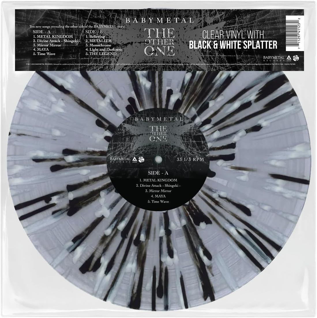Babymetal - Other One, The (2025 Clear with Black & White Splatter vinyl reissue) - Vinyl - New
