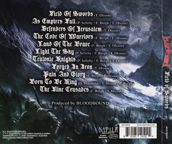Bloodbound - Field Of Swords - CD - New