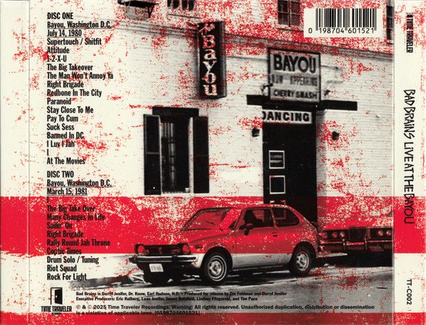 Bad Brains - Live At The Bayou (2CD) - CD - New