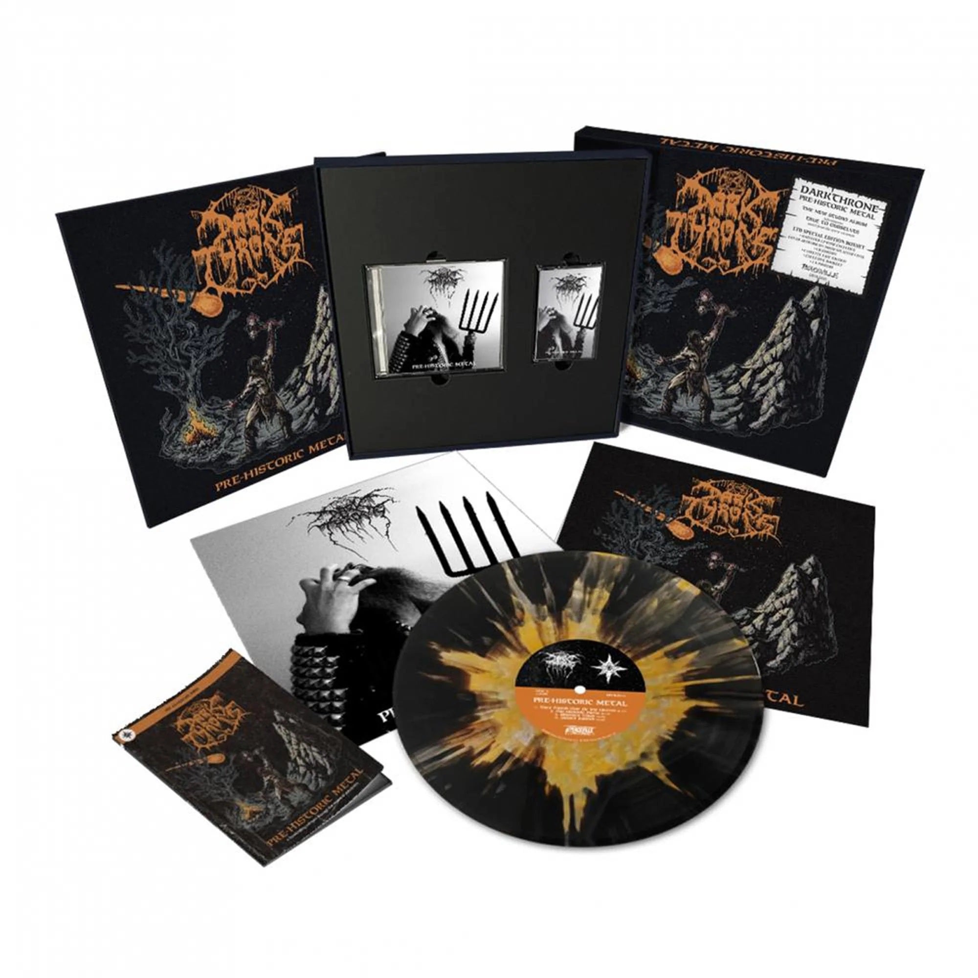 Darkthrone - Pre-Historic Metal (Special Ed. Splattter vinyl LP/CD/Cassette Box Set) - Vinyl - New