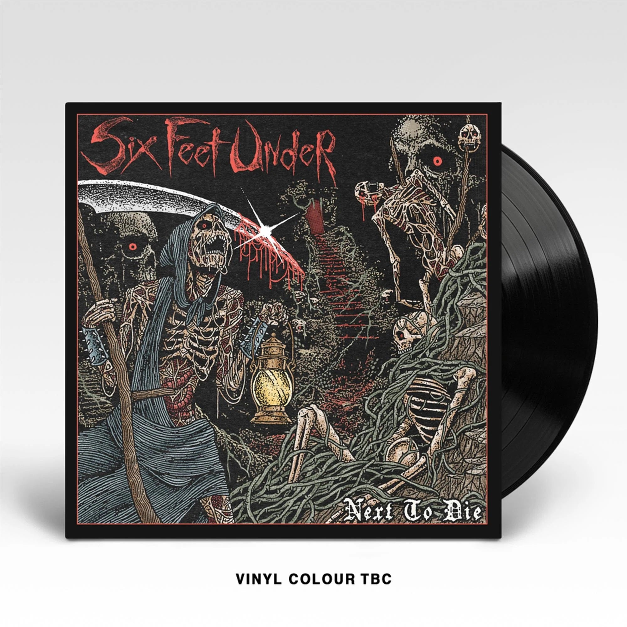 Six Feet Under - Next To Die (Red/Black Smoke vinyl) - Vinyl - New - PRE-ORDER