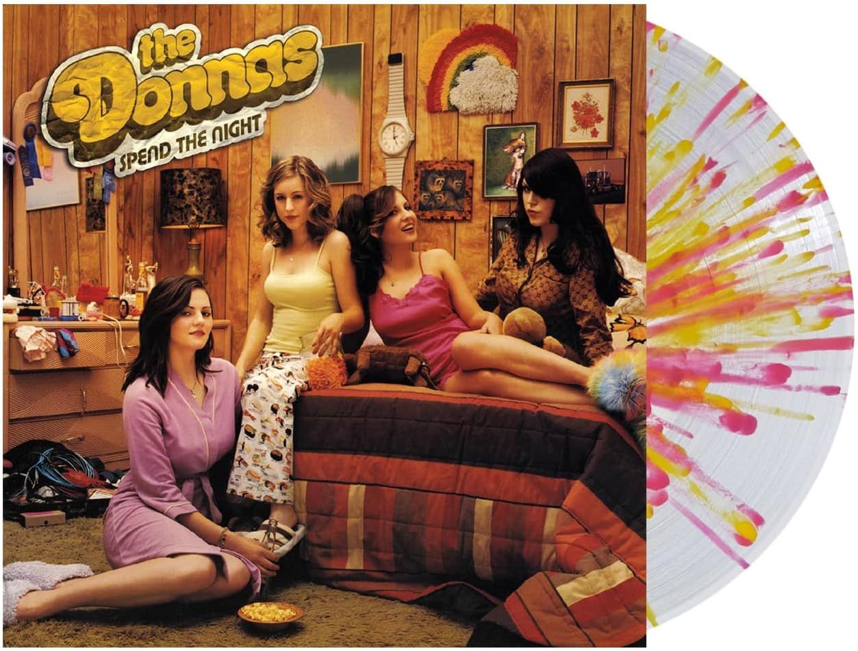Donnas - Spend The Night (2026 Clear with Pink & Yellow Splatter vinyl reissue) - Vinyl - New