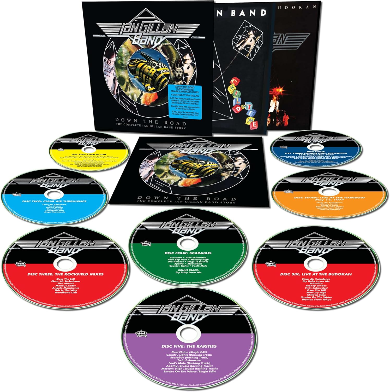 Gillan, Ian Band - Down The Road: The Complete Ian Gillan Band Story (8CD Box Set) - CD - New