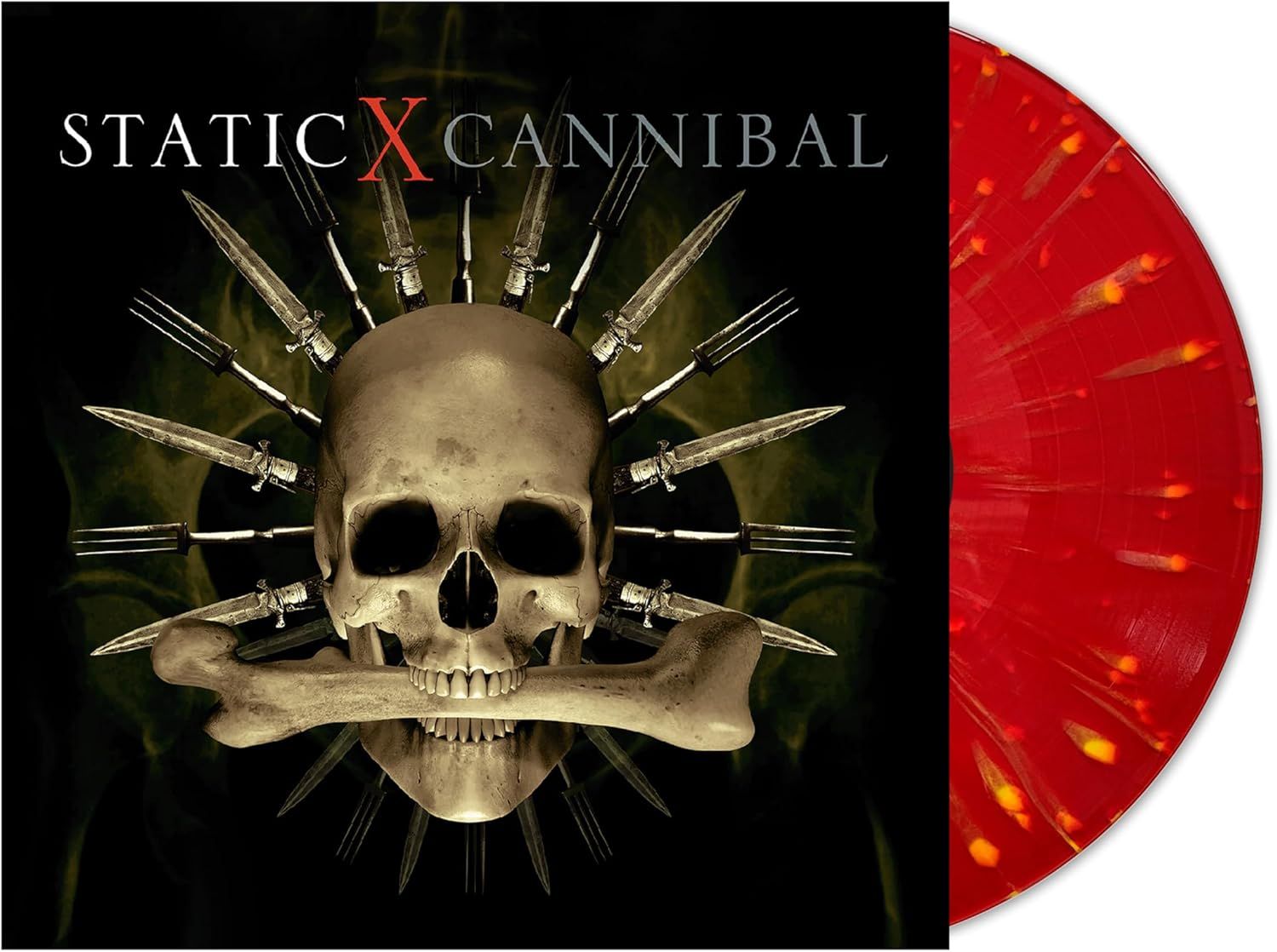 Static X - Cannibal (2026 Blood & Bronze Splatter vinyl remastered gatefold reissue with bonus track) - Vinyl - New