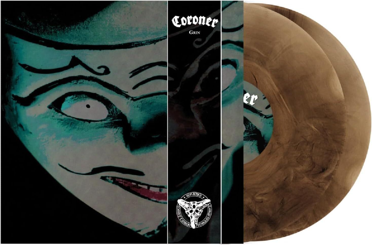 Coroner - Grin (Ltd. Ed. 2026 2LP Marble vinyl gatefold reissue) - Vinyl - New