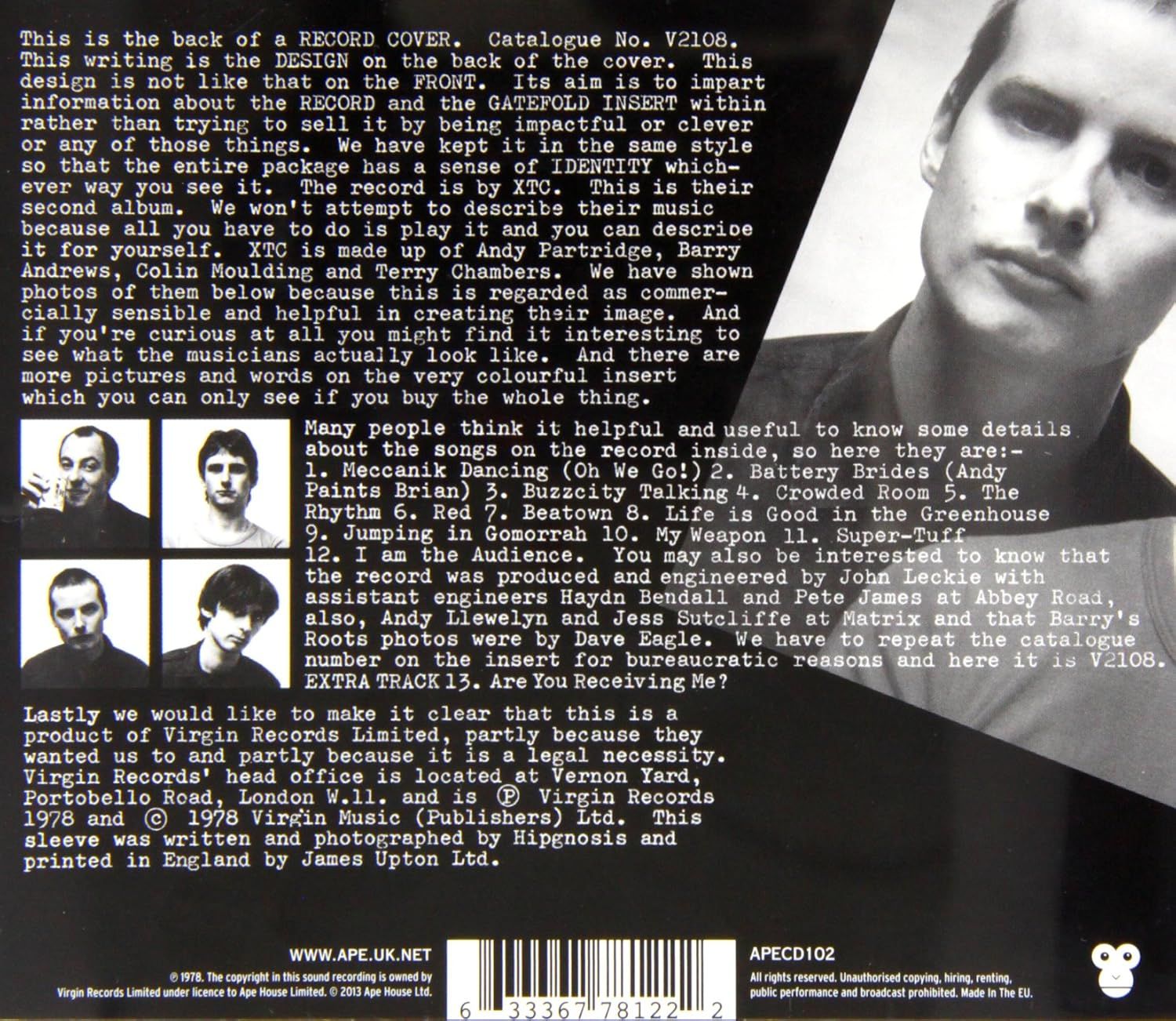 XTC - Go 2 (2013 reissue) - CD - New