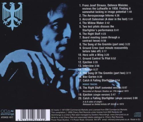 Calvert, Robert - Captain Lockheed And The Starfighters (w. bonus tracks) - CD - New