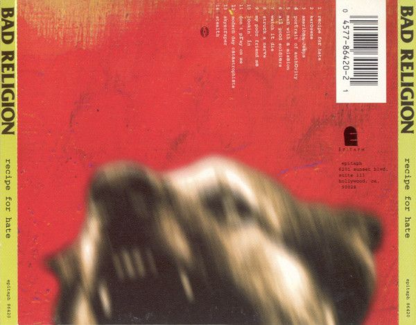 Bad Religion - Recipe For Hate - CD - New