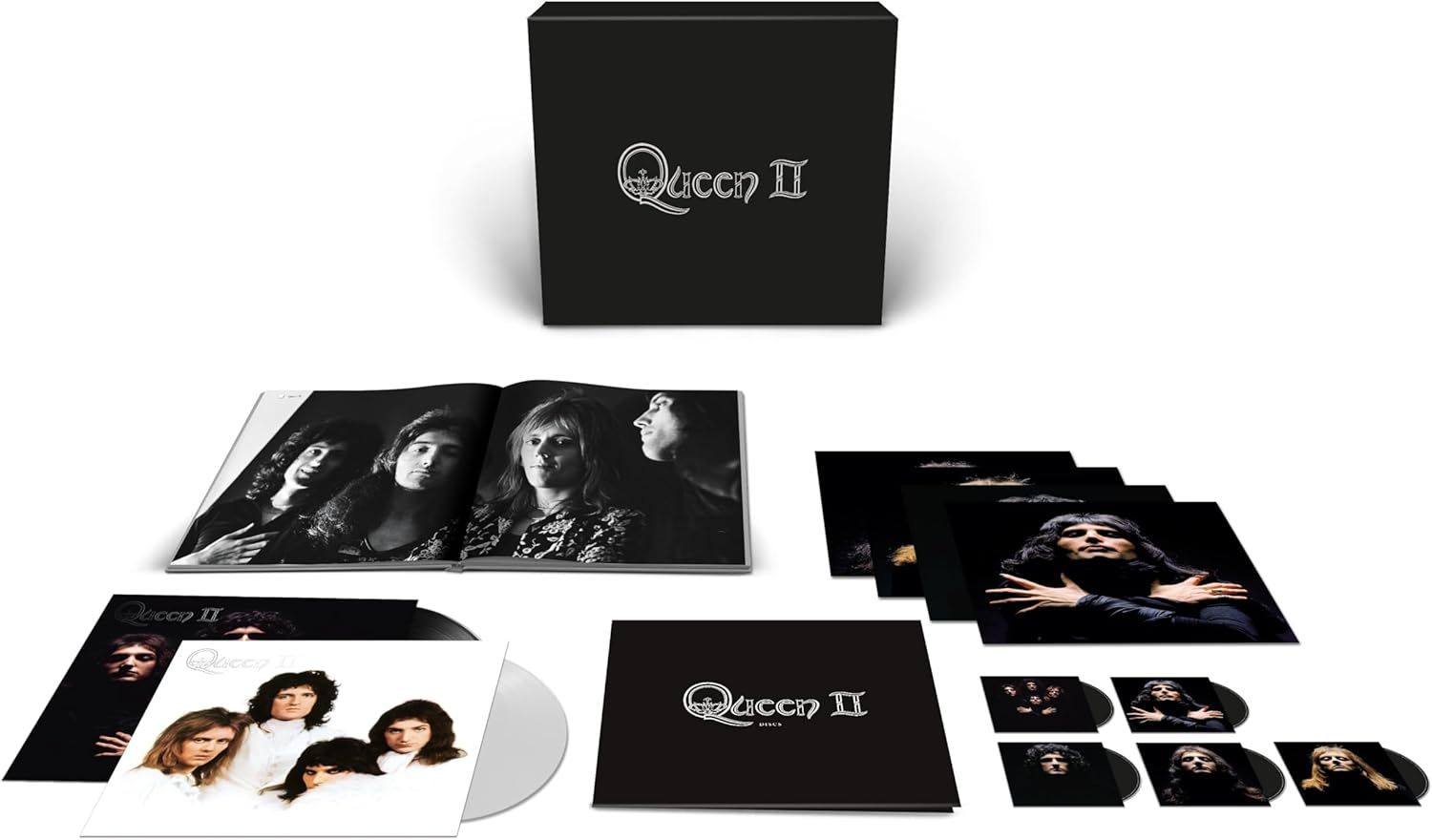 Queen - Queen II (2026 Deluxe 5CD/2LP Box Set w. 112 pg. book and art prints) - CD - New