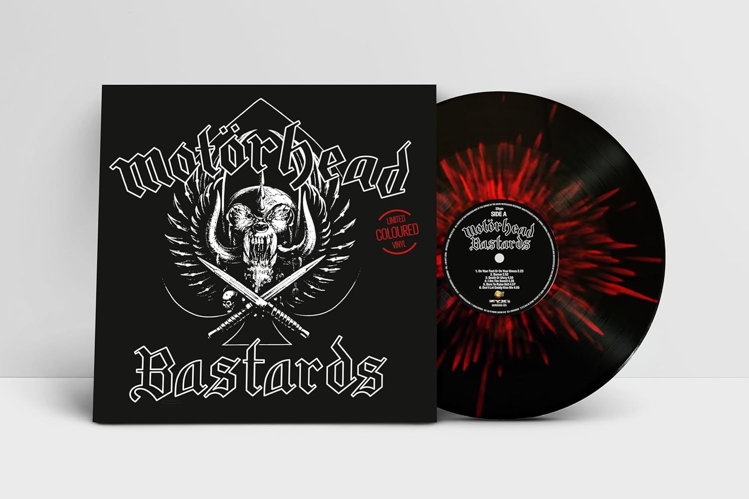 Motorhead - Bastards (Red and Black Splatter Vinyl) - Vinyl - New