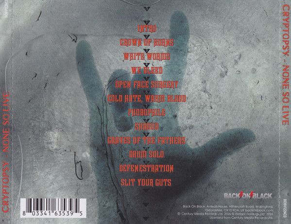 Cryptopsy - None So Live (2026 Reissue) - CD - New