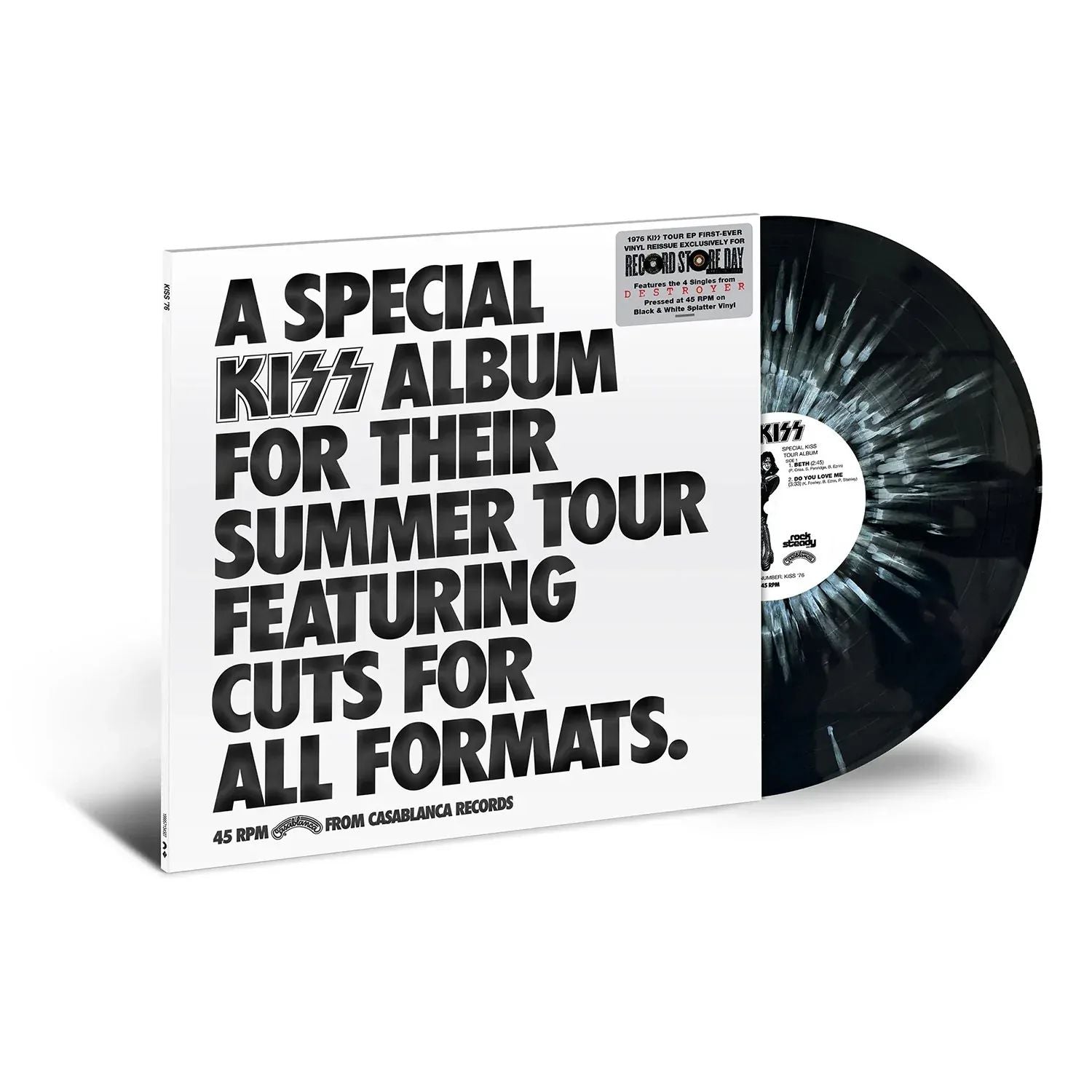 Kiss - Special Kiss Tour Album, A (2026 RSD Black & White Splatter Vinyl) - Vinyl - New