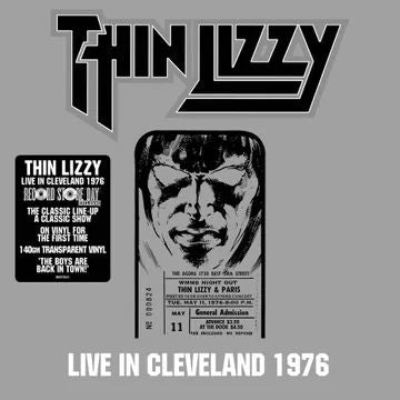 Thin Lizzy - Live In Cleveland 1976 (2026 RSD Transparent 2LP) - Vinyl - New