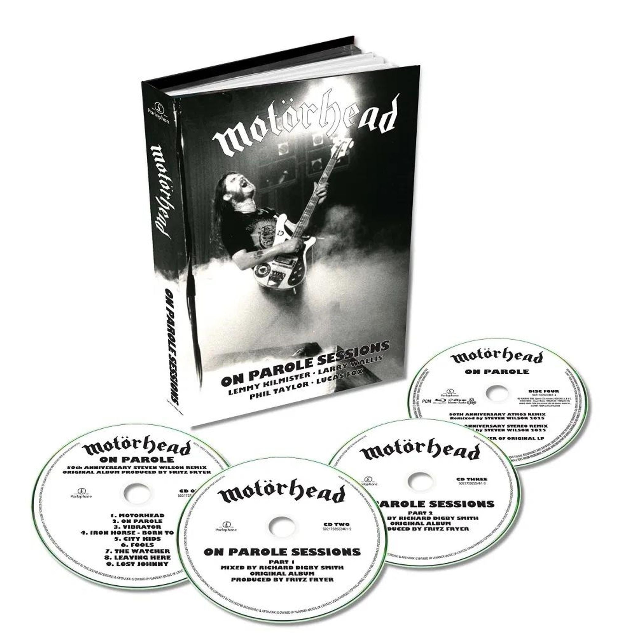 Motorhead - On Parole Sessions (3CD/Blu-Ray Steven Wilson Remix Mediabook) - CD - New