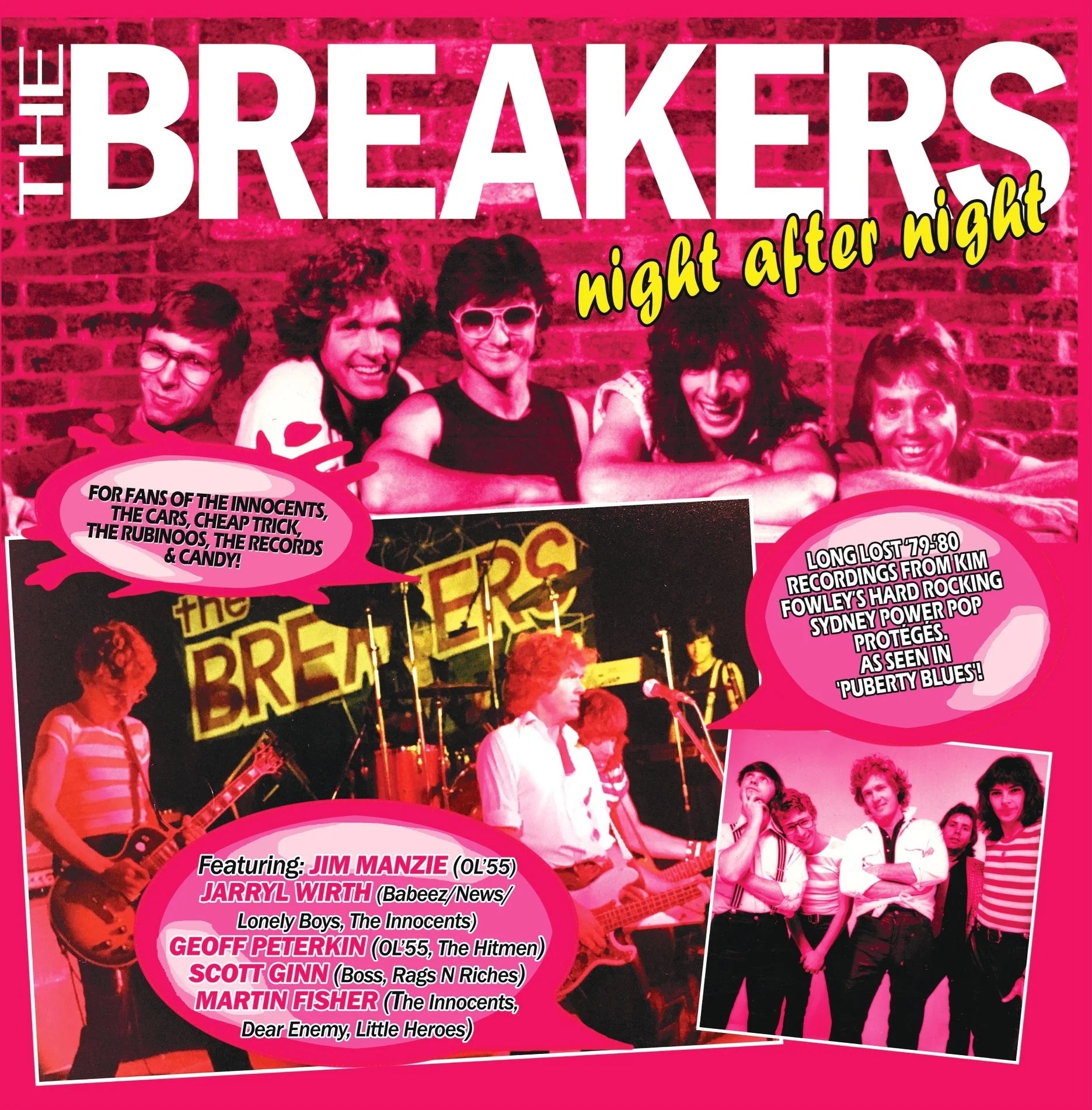 Breakers - Night After Night (Pink Vinyl) - Vinyl - New