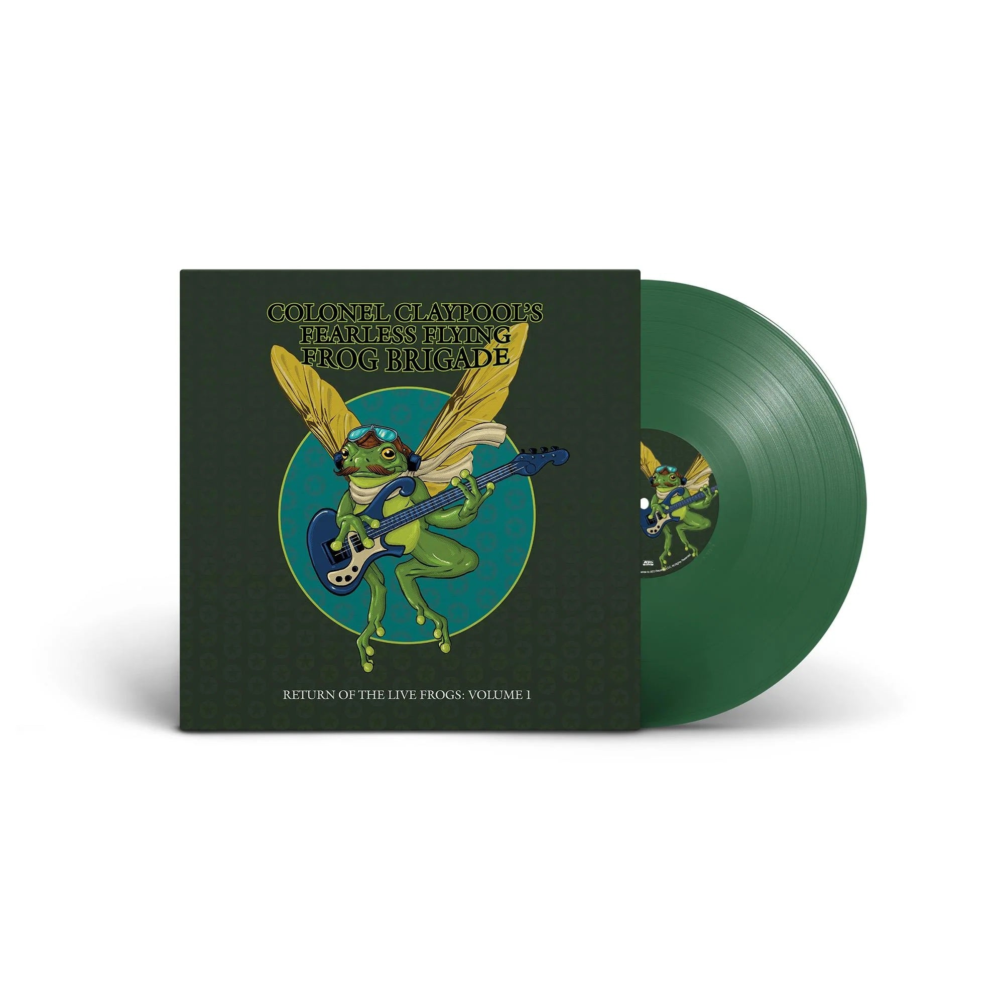 Colonel Claypool's Fearless Flying Frog Brigade - Return Of The Live Frogs: Volume 1 (Green Vinyl) - Vinyl - New - PRE-ORDER