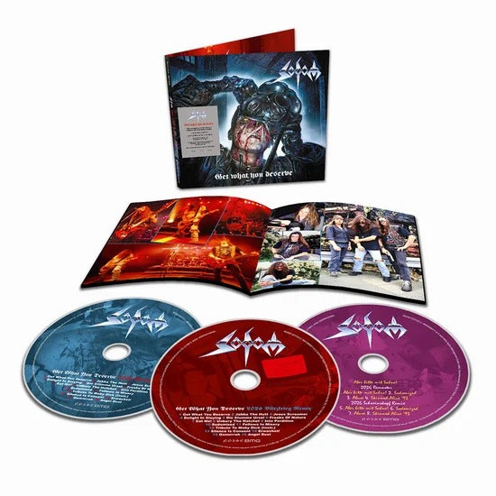 Sodom - Get What You Deserve (2026 3CD Remastered & Remixed Edition) - CD - New