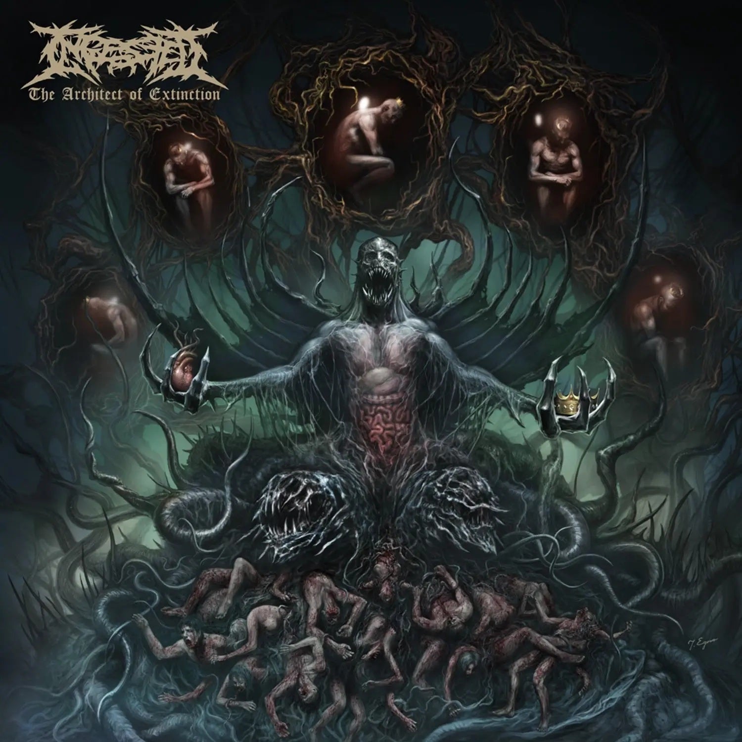 Ingested - Architect Of Extinction (Clear Vinyl Gatefold) - Vinyl - New
