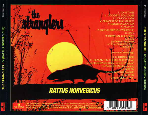 Stranglers - Rattus Norvegicus (2017 Euro. Reissue w. 6 bonus tracks) - CD - New