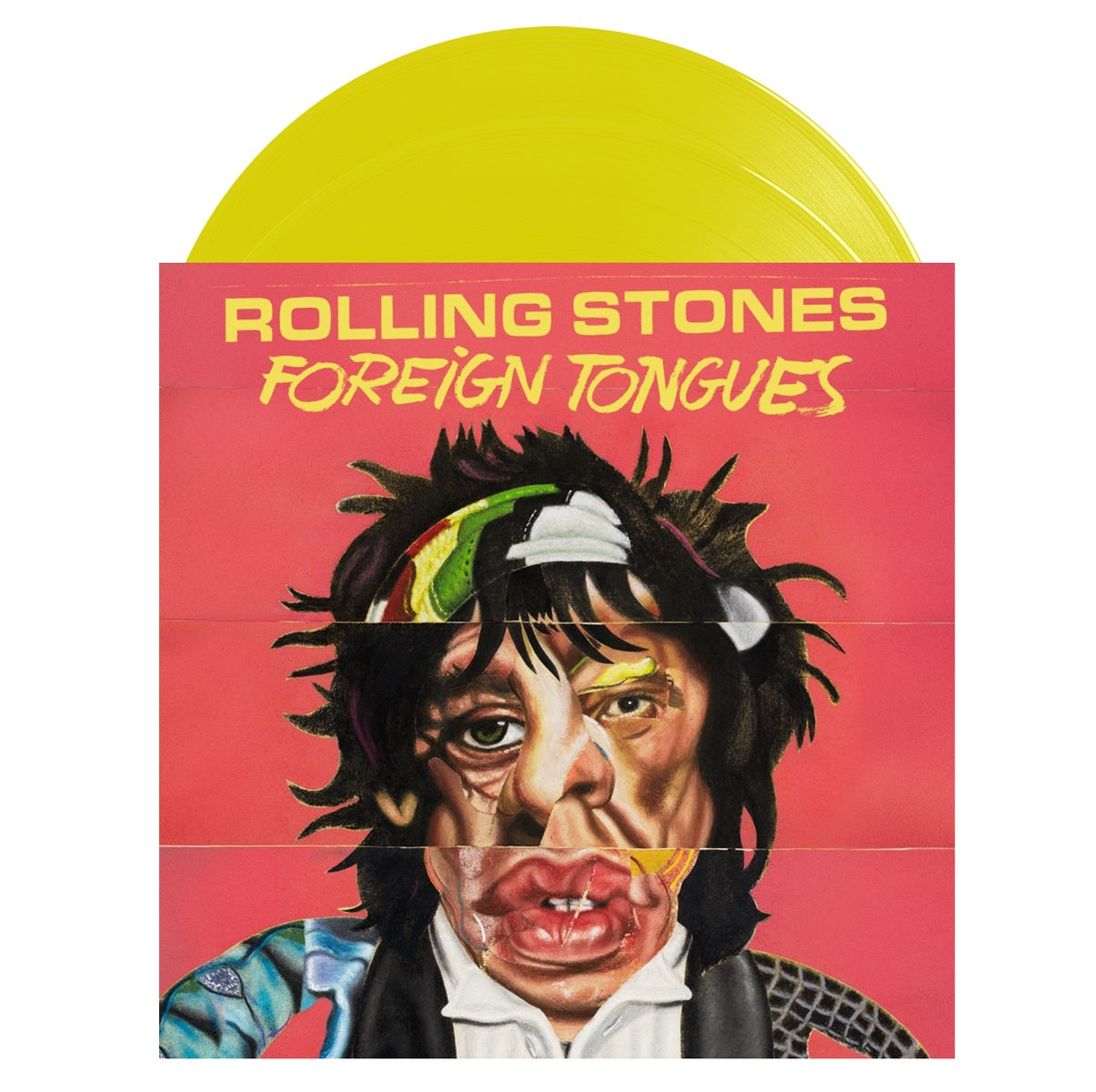 Rolling Stones - Foreign Tongues (Ltd. Deluxe Ed. Yellow vinyl 2LP/Blu-Ray) - Vinyl - New - PRE-ORDER