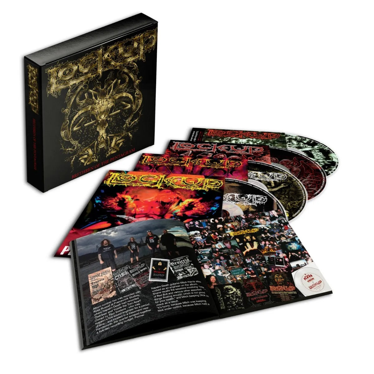 Lockup - Brethren Of The Pentagram (4CD Box Set) - CD - New