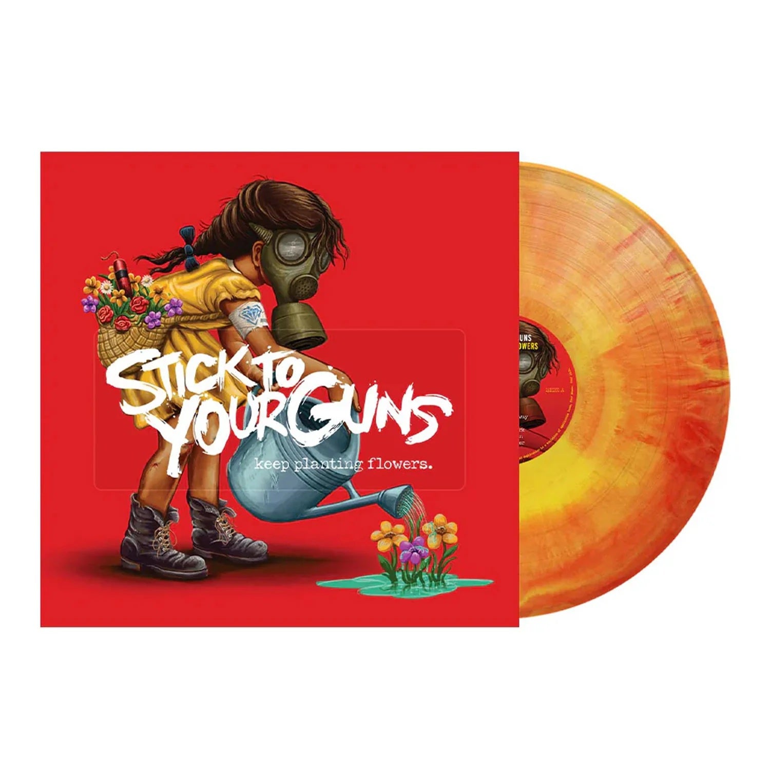 Stick To Your Guns - Keep Planting Flowers (Red & Yellow Galaxy Vinyl) - Vinyl - New