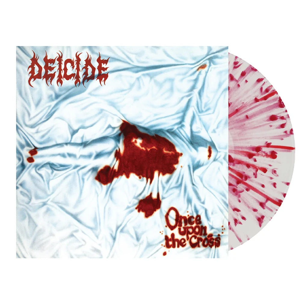 Deicide - Once Upon The Cross (Milky Clear w. Blood Splatter Vinyl) - Vinyl - New