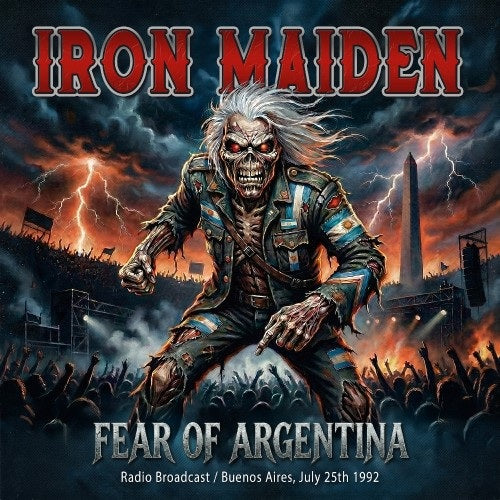 Iron Maiden - Fear Of Argentina: Radio Broadcast, Buenos Aires, July 25th 1992 - CD - New