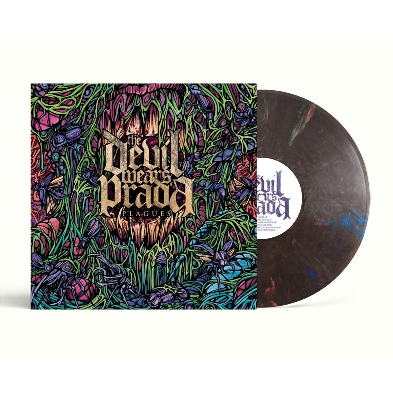 Devil Wears Prada - Plagues (Black w. Rainbow Swirl Coloured Vinyl) - Vinyl - New