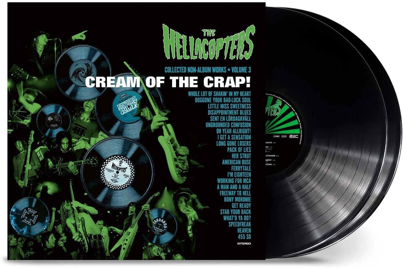 Hellacopters - Cream Of The Crap! Collected Non-Album Works: Volume 3 (2LP Black vinyl gatefold) - Vinyl - New