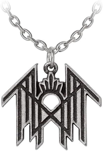 Sleep Token - Pewter Pendant and Chain - Logo (33mm x 30mm)